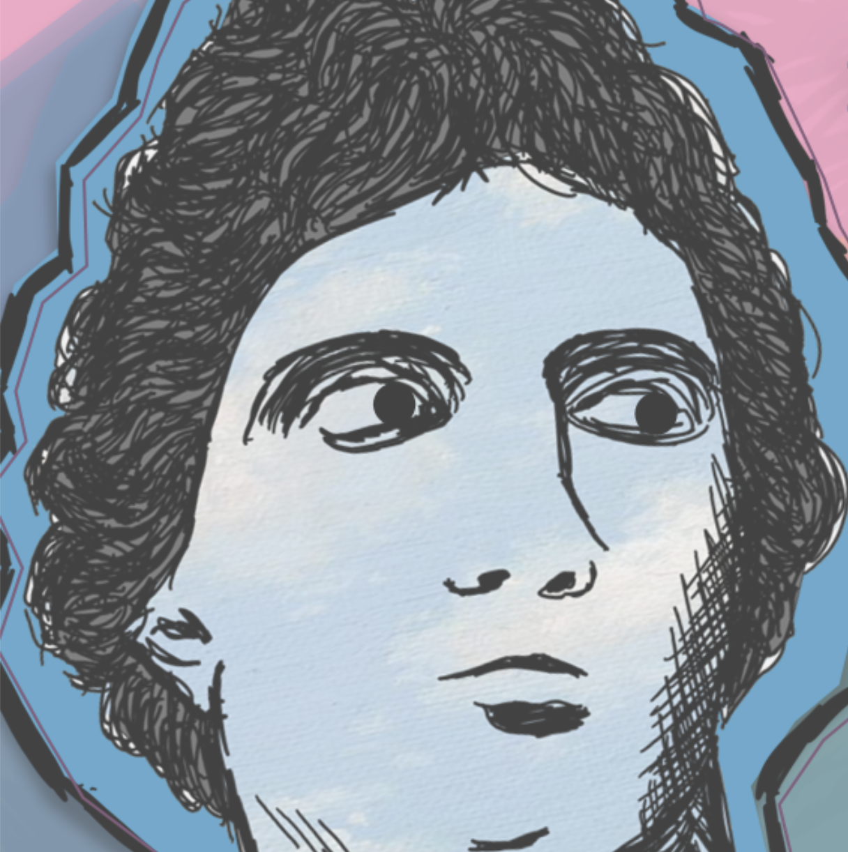 Illustrated portrait for Heirs of Infinity